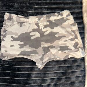 Old navy camo sweat shorts.